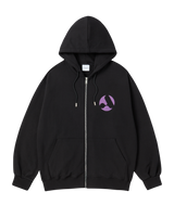 25FW A シンボルサークルナッピングフーディージップアップ