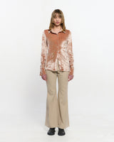 Stripe Bootcut Pants _ BEIGE