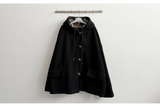Heel double wool royal boxy pocket hooded coat 