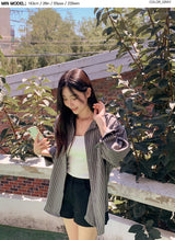 #CT Stripe Overfit Long Sleeve Shirt (3color)
