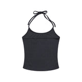 ENOA HALTER NECK CROP SLEEVELESS