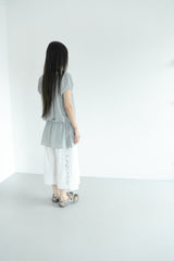 ruffle crispy bermuda pants(2colors)