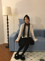 hei pleats midi skirt (2color)