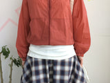 flared check skirt