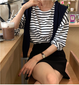 クレントストライプロングスリーブTシャツ / 5 カラーズ