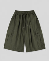 Aver Eyelet Cargo Bermuda Pants