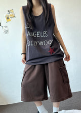 Penta Square French Terry Bermuda Shorts 4color