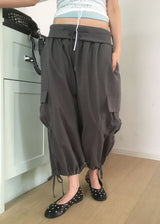 FOLDING CARGO BERMUDA PANTS (2color)