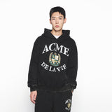 25SS オーバーサイズウォッシングフーディー ブラック