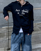 Acro Slim Jersey Zip-Up Hoodie