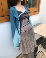 Shuhan Lace Sleeveless Top