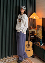 Pigment Balloon A-Line Wide Pants 4COLOR