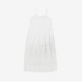 Bullet lace punching long dress