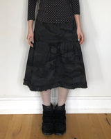 Deron Military Camo Midi Skirt