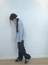 ブラックワイドパンツ