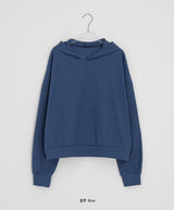 Felpa Waffle Over Hoodie