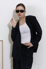 TAILORED WIDE PANTS_NAVY