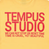 TIME ロゴTシャツ (YELLOW)