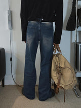 ASCLO クリースガーメントダイデニムパンツ (3color)