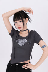 Mini Scarf T- Shirt