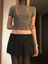 STEEL RIB TURTLENECK