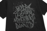 グランジ グラフィック オーバーフィット Tシャツ / Grunge Graphic Oversized Fit T-Shirt