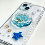 Aqua pocket resin phone case