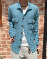 Knit Shirt Cardigan