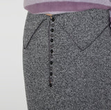(Lining Brushed) ボカシボタンニットスカート