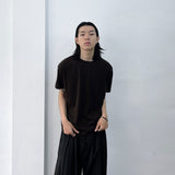 Vertical Texture Baggy t Shirt