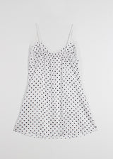 SATIN DOT DRESS