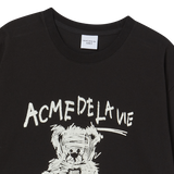 25SS ドローイングベアショートスリーブTシャツ ブラック