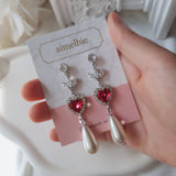 Heart Jewel Princess Piercing - Rosepink