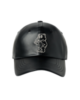 26SS LINE AC BEAR VEGAN LEATHER BALL CAP