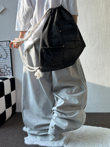 HIGH QUALITY🌷🖤SIDE FLOWER BOHEMIAN BACK-SNAP PANTS 🪻🌼🥀3COLOR