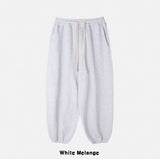 Dion sheepskin wide jogger pants