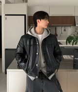 Meier Daily Semi Cropped Twoway Hooded Zip-Up