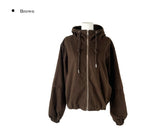 Leme Overfit Hood Cotton Jacket Jumper