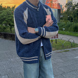 ASCLO Varsity Zip Up Cardigan (4color)