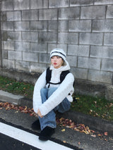 [Lining] Winter Washed Pintuck Balloon Pants (3c)