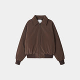 ASCLO グロッシーウィンタートラックパッディドブルゾン (3color)
