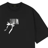 HOLY MOVE RIBBON OVER FIT SHORT-SLEEVED T-SHIRT_BLACK