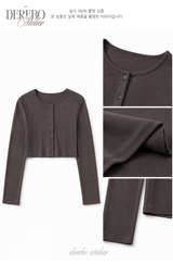 レナ ストラップ トレーニング スリーピースセットアップ (set-up + cardigan + sleeveless pants)