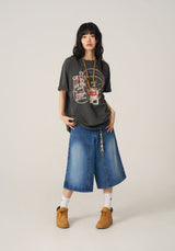 Pigment Error Printed T-Shirt - Charcoal