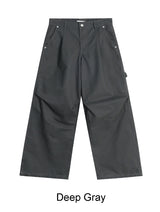 Heaven Wide Carpenter Cotton Pants