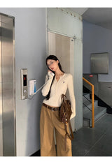 Super Pintuck Wide Cotton Pants