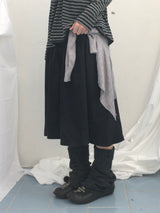 リボンストライプルーズトップス