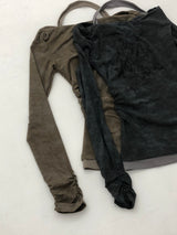 Vintage Washing Halterneck T-Shirt