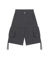 パッチ ポケット シャーリング バミューダ パンツ チャコール