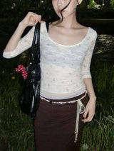 Vintage Rosy Lace T